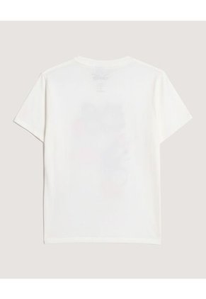 Camiseta  Para Mujer Manga Corta Cuello Redondo Color Crema Marca Ostu #40092741