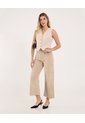 Jean Para Mujer Culotte Color Beige Marca Ostu #40160595 de Ostu