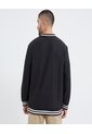 Buzo Para Hombre Cuello Redondo Color Negro Marca Ostu #60060510 de Ostu