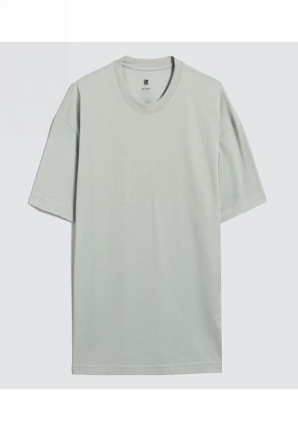 Camiseta Para Hombre Manga Corta Color Verde  Marca Ostu #60091219