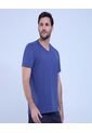 Camiseta Para Hombre Manga Corta Color Azul  Marca Ostu #60091494 de Ostu