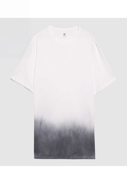 Camiseta Para Hombre Manga Corta Color Gris  Marca Ostu #60091250