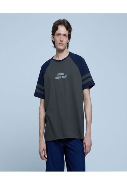 Camiseta Para Hombre Manga Corta Color Verde  Marca Ostu #60091155