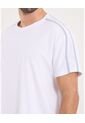 Camiseta  Para Hombre Manga Corta Cuello Redondo Color Blanco Marca Ostu #60091801 de Ostu