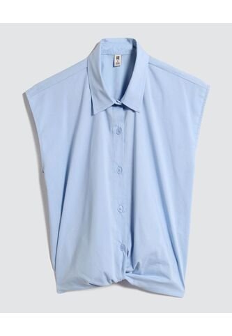 Blusa Para Niña Manga Sisa Color Azul  Marca Ostu #90120046 Ostu