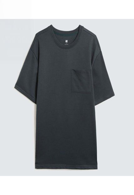 Camiseta Para Hombre Manga Corta Color Verde Oscuro Marca Ostu #60091410