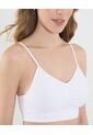 Top Para Mujer Seamless Sin Copas Color Blanco Marca Ostu #40220401 de Ostu