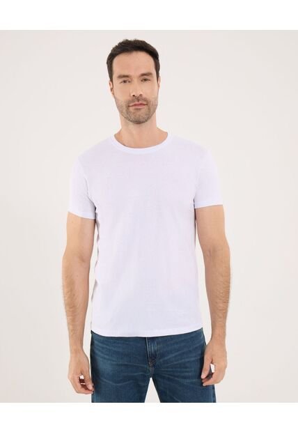 Camiseta Para Hombre Manga Corta Color Blanco Marca Ostu #60090594