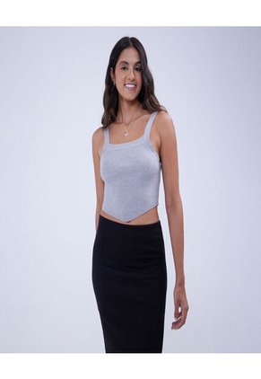 Top Para Mujer Top Color Gris Marca Ostu #40220335