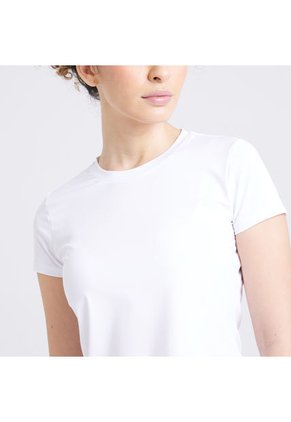 Camiseta Para Mujer Manga Corta Cuello Redondo Color Blanco Marca Ostu #40091735