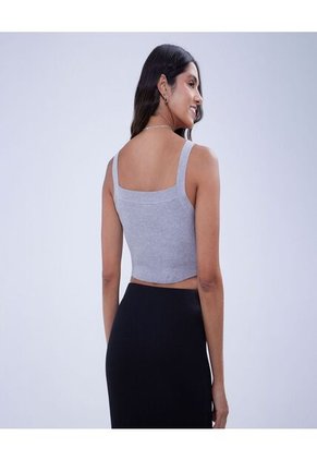 Top Para Mujer Top Color Gris Marca Ostu #40220335