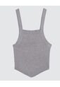 Top Para Mujer Top Color Gris  Marca Ostu #40220335 de Ostu