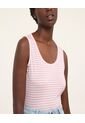 Top Para Mujer Cuello Redondo Color Rosado  Marca Ostu #40220257 de Ostu