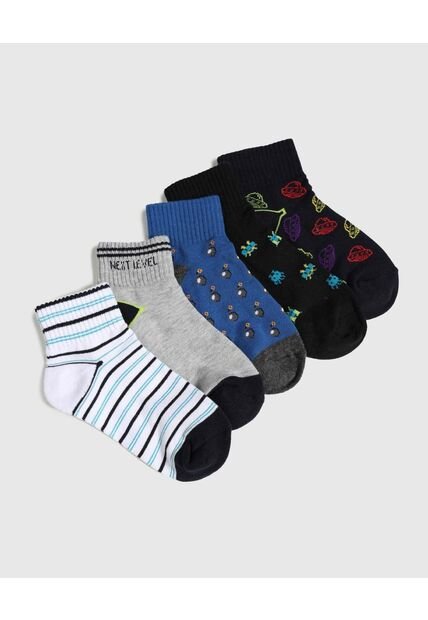 Medias Para Niño Tobillera Color Pack X Marca Ostu #80980127