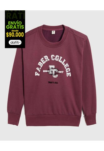 Buzo Infantil Niño Cuello Redondo Color Morado Marca Ostu #80060159 Ostu