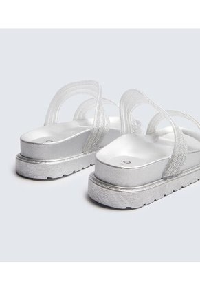 Sandalias Para Mujer  Color Gris  Marca Ostu #40690009