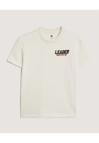 Camiseta Infantil Niño Manga Corta Cuello Redondo Color Crema Marca Ostu #80090314 Ostu