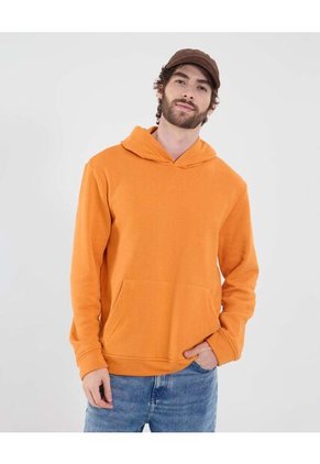 Buzo Para Hombre Hoodie Color Naranja Marca Ostu #60060485