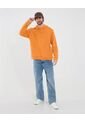 Buzo Para Hombre Hoodie Color Naranja Marca Ostu #60060485 de Ostu