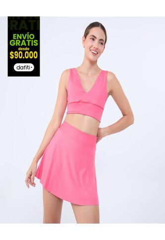 Top Para Mujer Top Color Rosado  Marca Ostu #40220417 Ostu