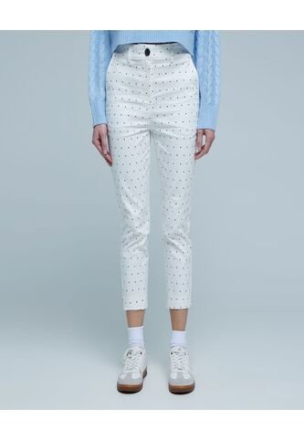 Pantalon Para Mujer Capri Color Blanco Marca Ostu #40070637 Ostu