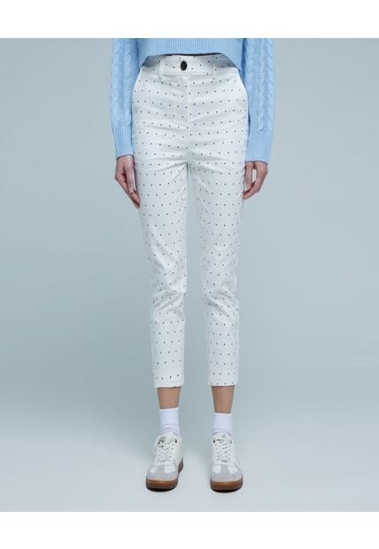 Pantalon Para Mujer Capri Color Blanco Marca Ostu #40070637