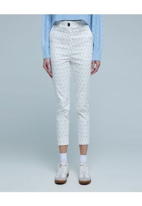 Pantalon Para Mujer Capri Color Blanco Marca Ostu #40070637