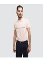 Polo Para Hombre Cuello Tejido Sin Bolsillo Color Rosado  Marca Ostu #60110476 de Ostu