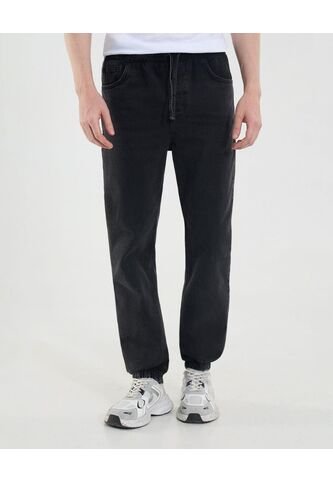 Jean Para Hombre Jogger Color Negro Marca Ostu #60160436 Ostu