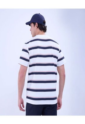 Camiseta Para Hombre Manga Corta Color Crema Marca Ostu #60091403