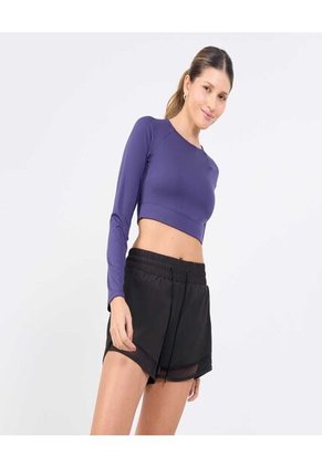 Crop Top Para Mujer Crop Top Color Morado Marca Ostu #40092371
