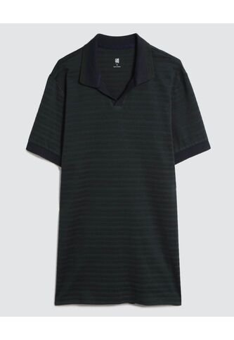 Polo Para Hombre Cuello Tejido Sin Bolsillo Color Verde  Marca Ostu #60110661 Ostu