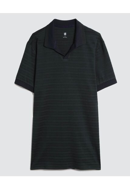 Polo Para Hombre Cuello Tejido Sin Bolsillo Color Verde  Marca Ostu #60110661