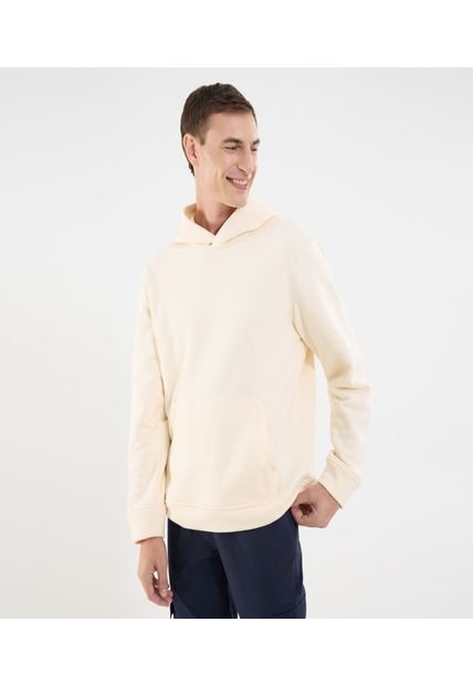 Buzo Para Hombre Hoodie Color Crema Marca Ostu #60060485