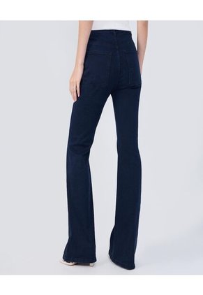 Jean Para Mujer Skinny Flare Color Azul  Marca Ostu #40160556