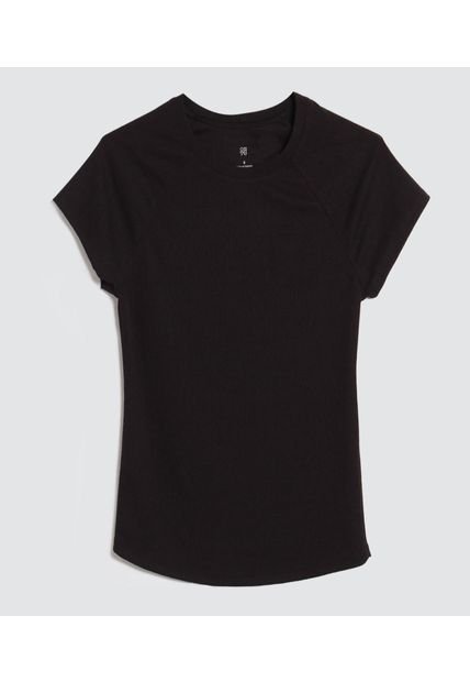 Camiseta Para Mujer Manga Corta Color Negro Marca Ostu #40092138