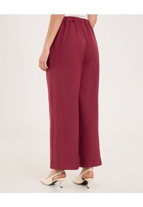 Pantalón Para Mujer Moda Color Vino Marca Ostu #40070805