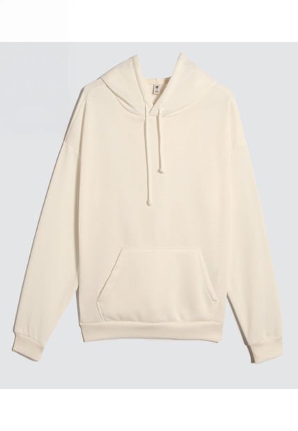Buzo Para Mujer Hoodie Color Crema Marca Ostu #40060401