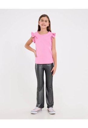 Leggins  Infantil Niña Largo Color Negro Marca Ostu #90230125