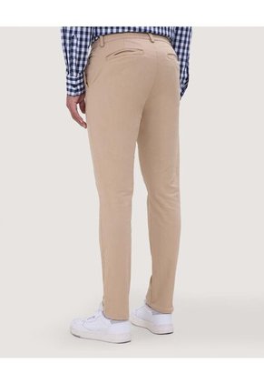 Pantalon Para Hombre Chino Color Beige Marca Ostu #60070364