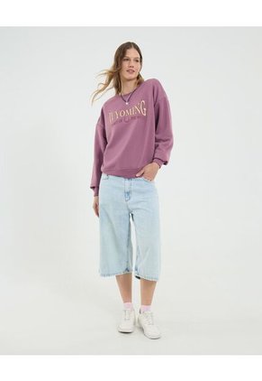 Buzo Para Mujer Cuello Redondo Color Morado Marca Ostu #40060475