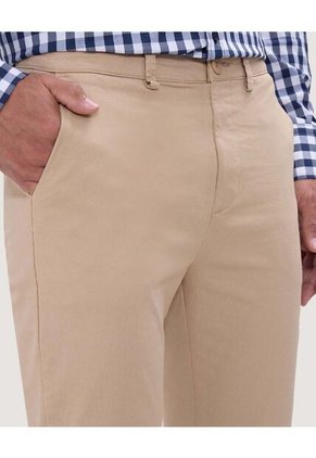 Pantalon Para Hombre Chino Color Beige Marca Ostu #60070364