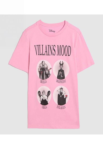 Camiseta Para Mujer Manga Corta Color Rosado  Marca Ostu #40092353