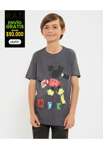 Camiseta Para Niño Mickey Mouse  De Infantil Niño #80090269 Ostu