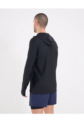 Camiseta  Para Hombre Manga Larga Cuello Redondo Color Negro Marca Ostu #60091939