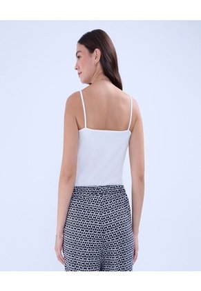 Top Para Mujer Top Color Crema Marca Ostu #40220380