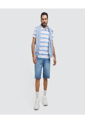 Polo Hombre Ostu Blanco Poliéster 60110477-1259