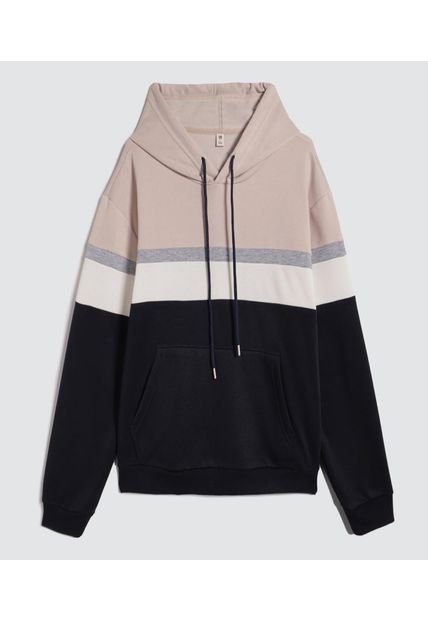 Buzo Para Hombre Hoodie Color Beige Marca Ostu #60060398