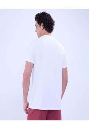 Camiseta Para Hombre Manga Corta Cuello V Color Blanco Marca Ostu #60091493