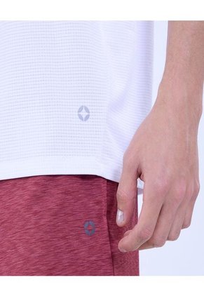 Camiseta Para Hombre Manga Corta Cuello V Color Blanco Marca Ostu #60091493